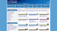 Desktop Screenshot of alpha-power.fr